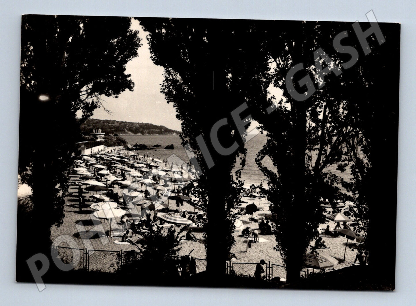 Pohlednice Bulharsko Pláž mořských lázní Druzba 1965 (M26935)