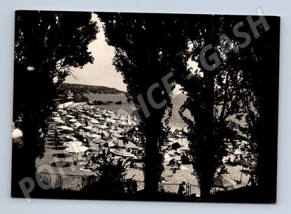Pohlednice Bulharsko Pláž mořských lázní Druzba 1965 (M26935)