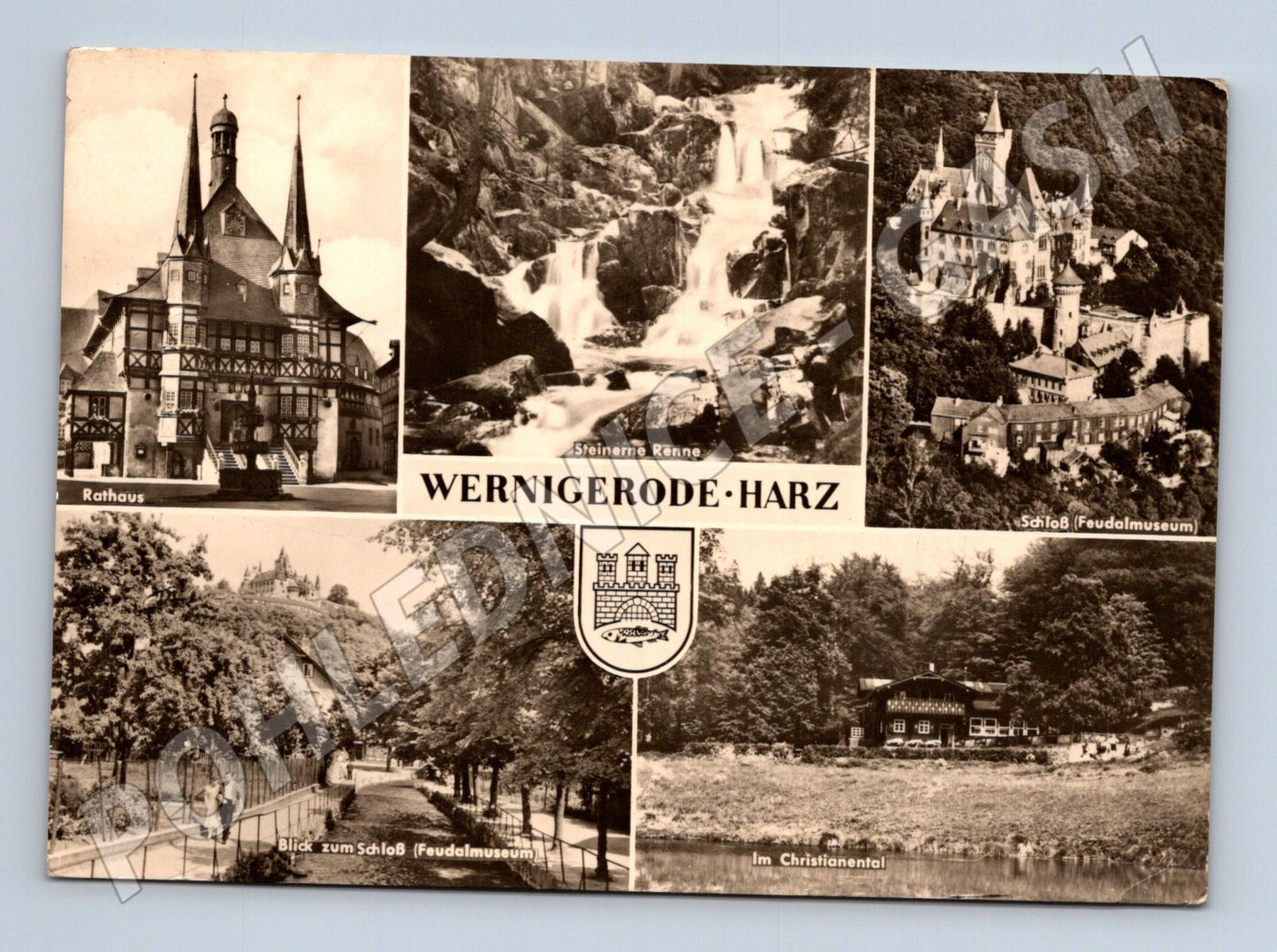 Pohlednice Německo Wernigerode Harz multiview 1968 (M26937)