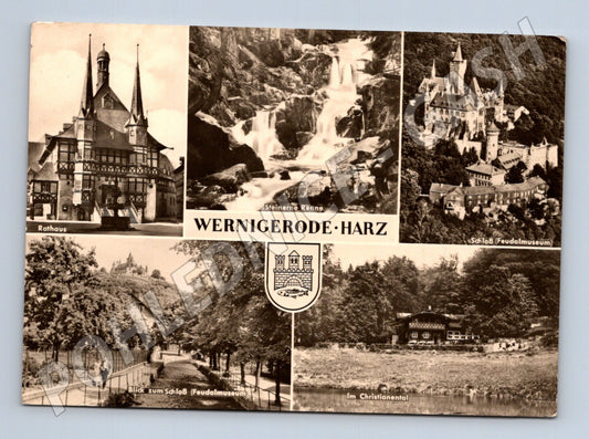 Pohlednice Německo Wernigerode Harz multiview 1968 (M26937)