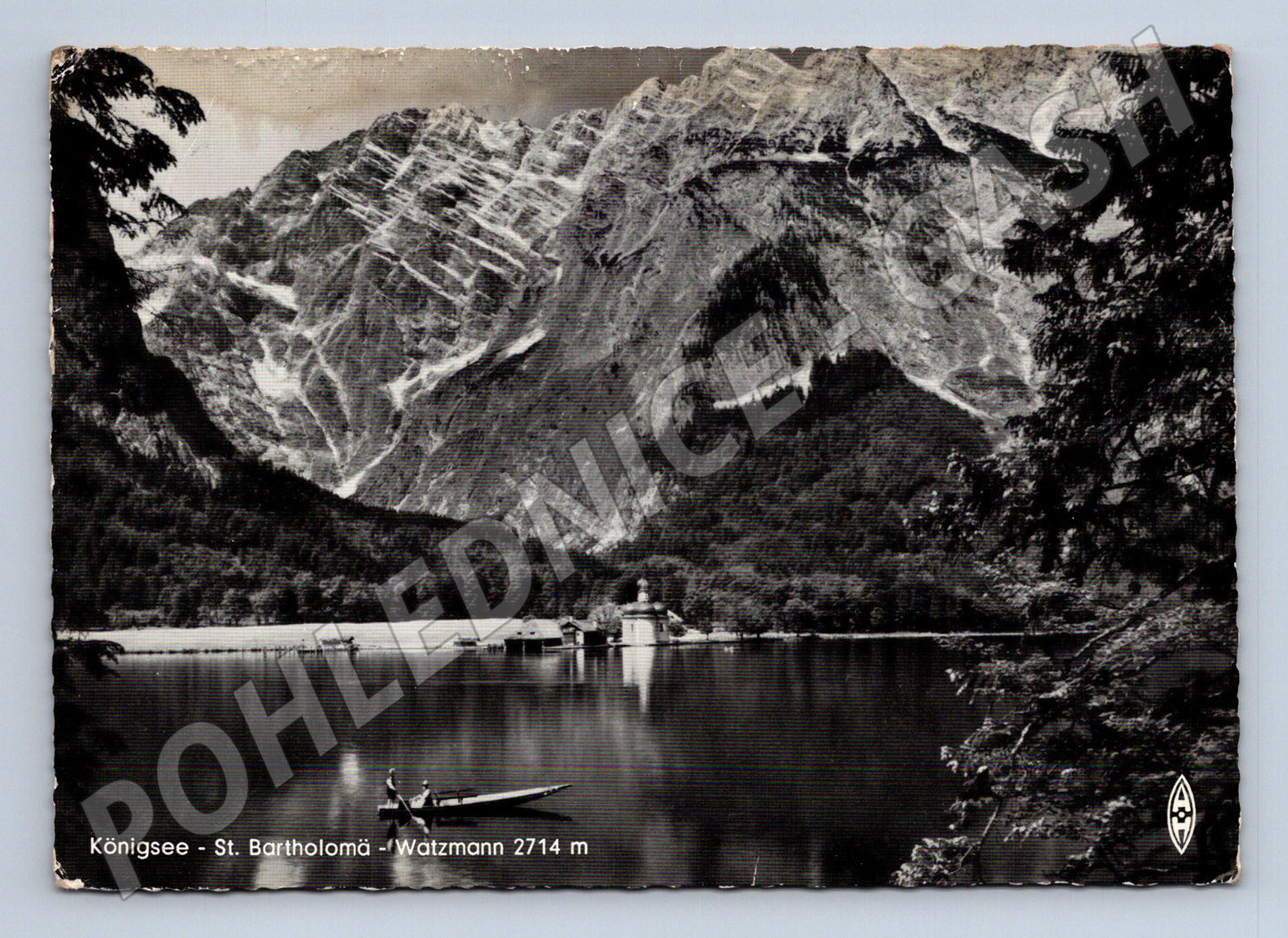 Pohlednice Německo Königssee St. Bartholomä Watzmann (M26941)