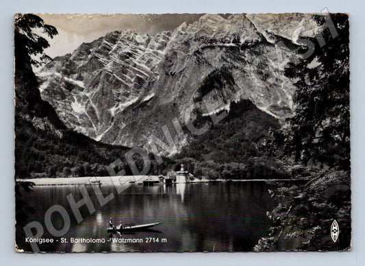 Pohlednice Německo Königssee St. Bartholomä Watzmann (M26941)
