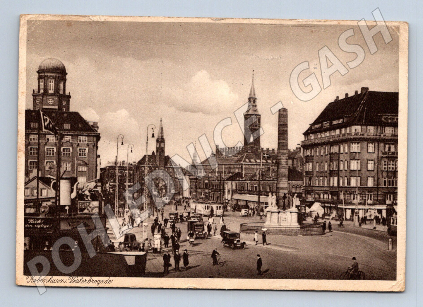 Pohlednice Dánsko Kopenhagen Vesterbrogade 1934 (M26942)