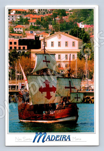 Pohlednice Portugalsko Madeira Nau Santa Maria 1992 (M26944)