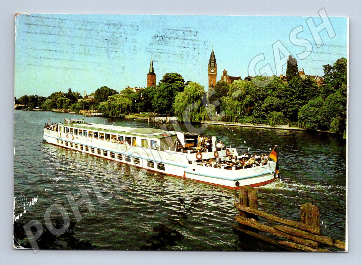 Pohlednice Německo Berlín Köpenick loď 1989 (M26945)