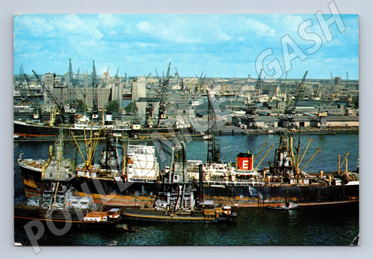 Pohlednice Holandsko Rotterdam Maashaven přístav 1966 (M26948)