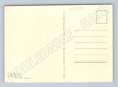 Pohlednice Ukrajina Moře u Jalty západ slunce 1963 (M26954)