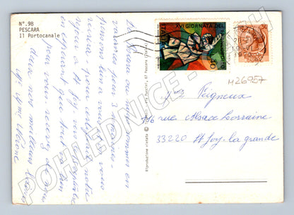 Pohlednice Itálie Pescara Portocanale 1971 (M26957)
