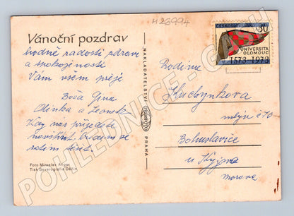 Pohlednice Vánoční zátiší 1973 (M26994)