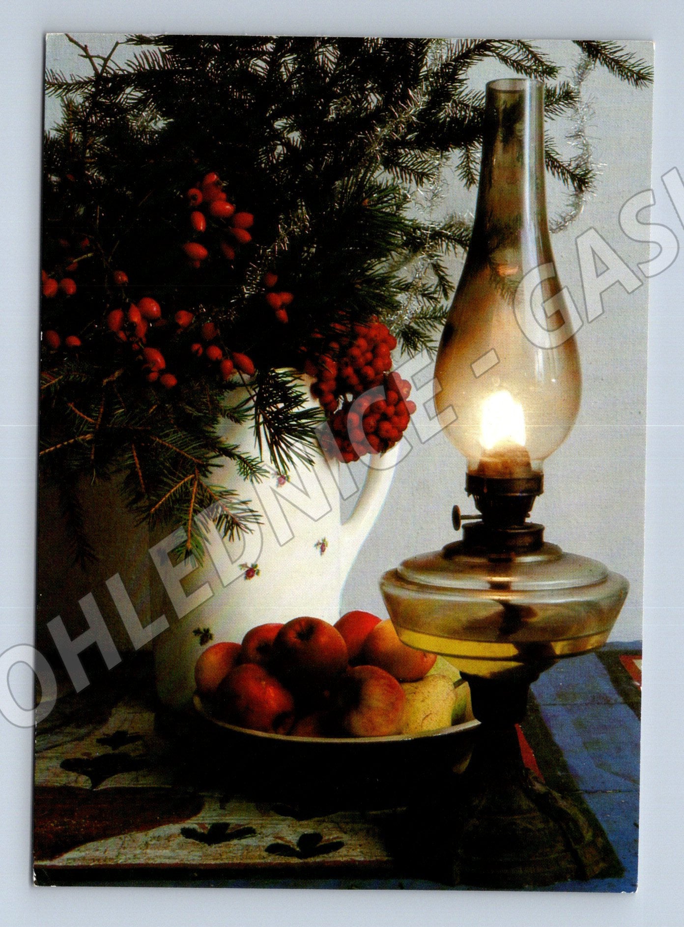 Pohlednice Vánoční zátiší 1991 (M27013)