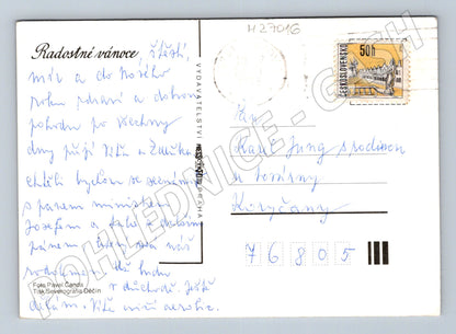 Pohlednice Vánoční zátiší 1988 (M27016)