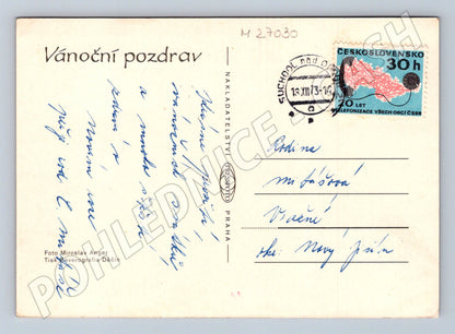 Pohlednice Vánoční pozdrav 1973 (M27030)
