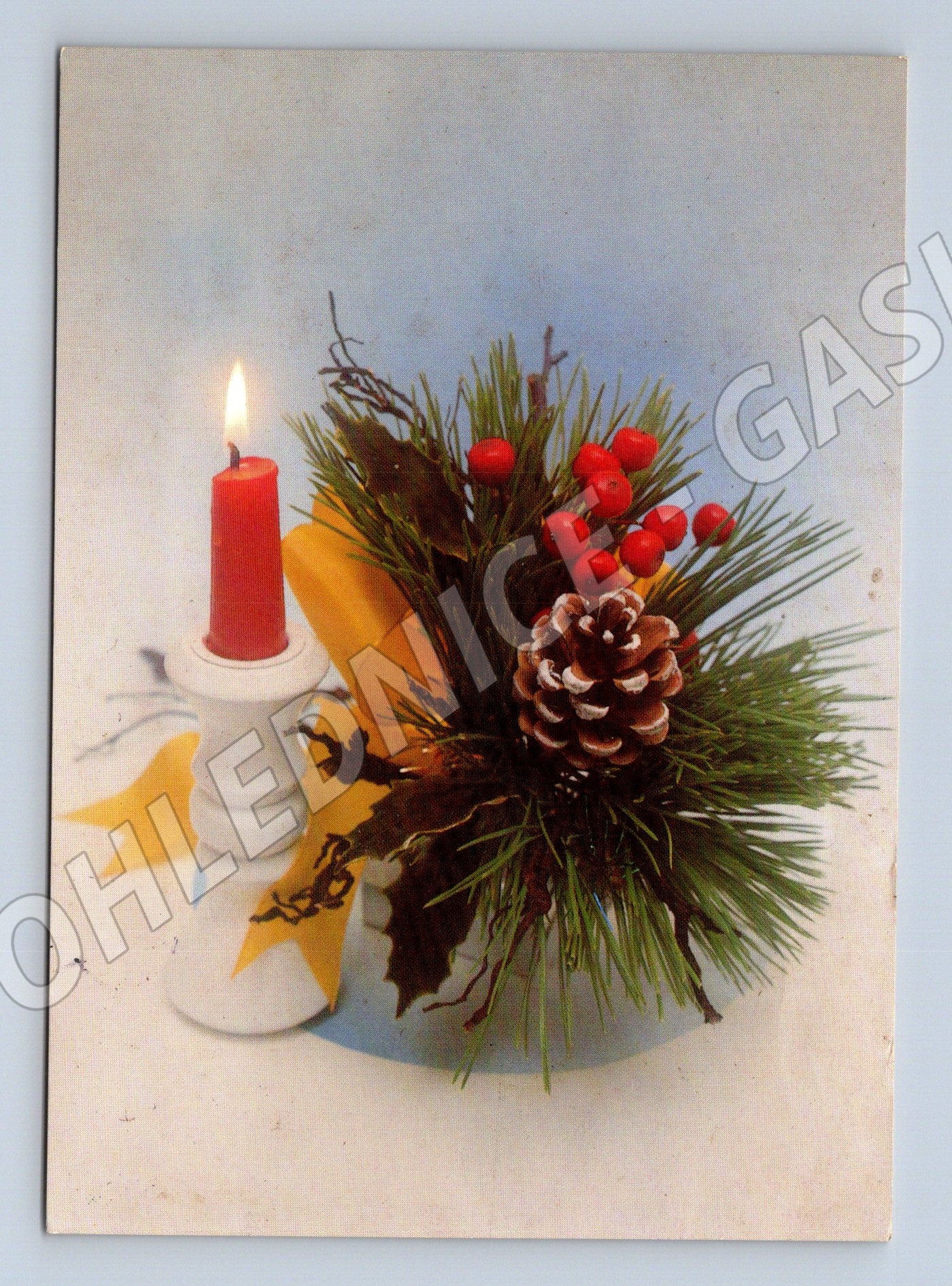 Pohlednice vánoční/novoroční motiv 1980 (M27040)