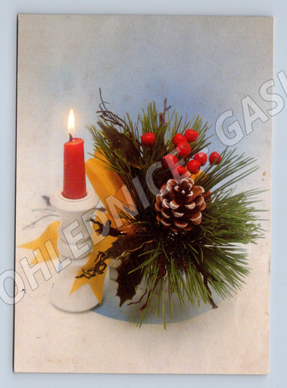 Pohlednice vánoční/novoroční motiv 1980 (M27040)