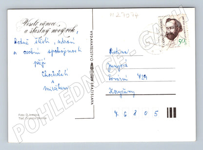 Pohlednice Slovensko Vánoční motiv (M27074)