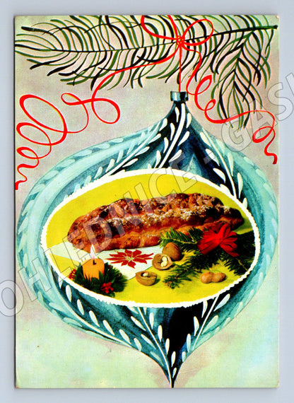 Pohlednice vánoční motiv rolada 1978 (M27102)