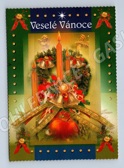 Pohlednice Koryčany vánoční motiv 2003 (M27113)