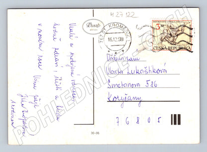 Pohlednice Vánoční a Novoroční motiv 1999 (M27122)