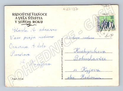 Pohlednice Novoroční Chianti ovoce 1969 (M27137)