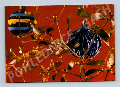 Pohlednice Vánoční ozdoby jmelí 1948 (M27143)