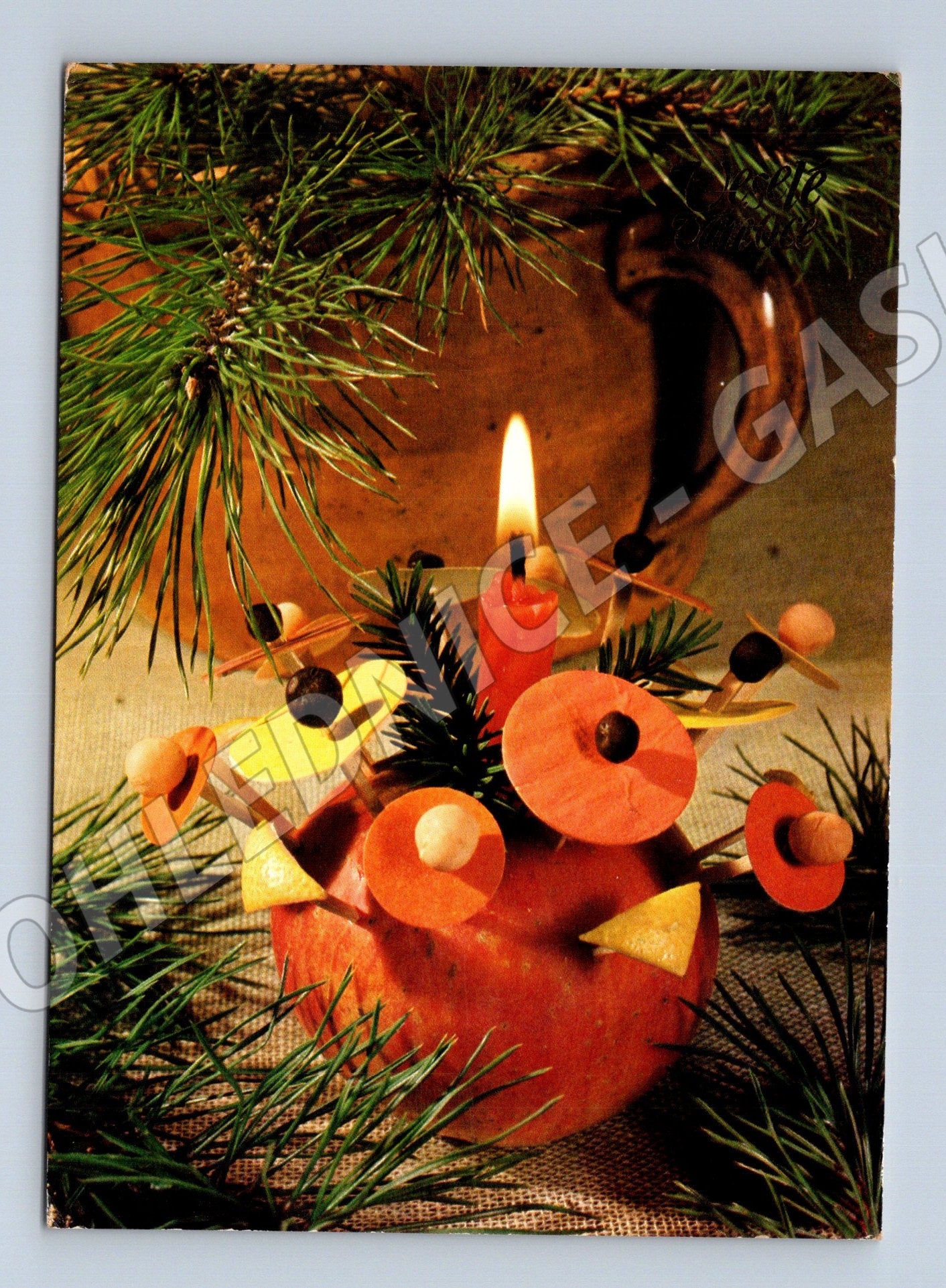 Pohlednice vánoční motiv 1983 (M27163)