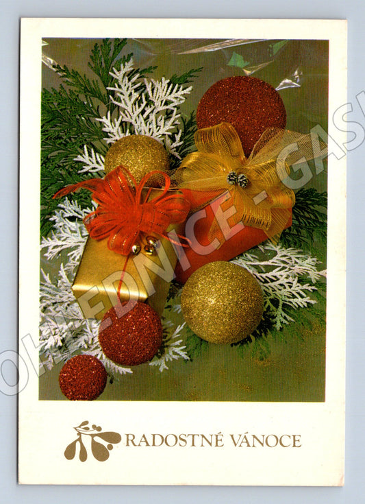 Pohlednice Vánoční aranžmá 1993 (M27172)