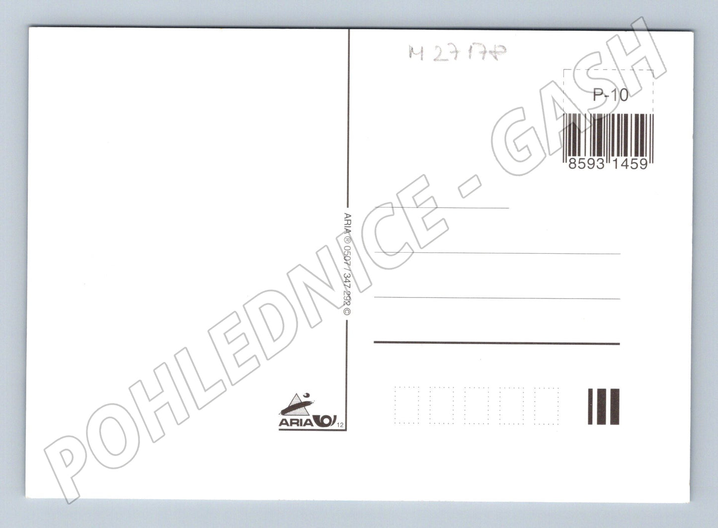 Pohlednice vánoční motiv zimní krajina (M27178)