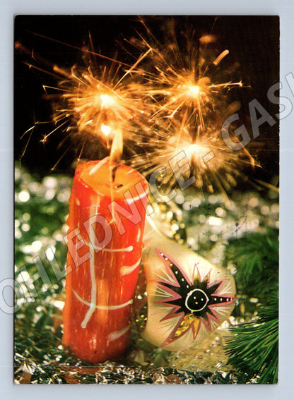 Pohlednice Československo vánoční motiv 1975 (M27180)