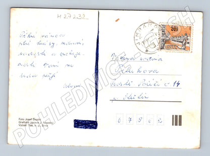 Pohlednice Vánoční ozdoba Radostné Vánoce 1963 (M27232)