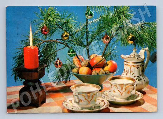 Pohlednice Vánoční zátiší 1973 (M27253)
