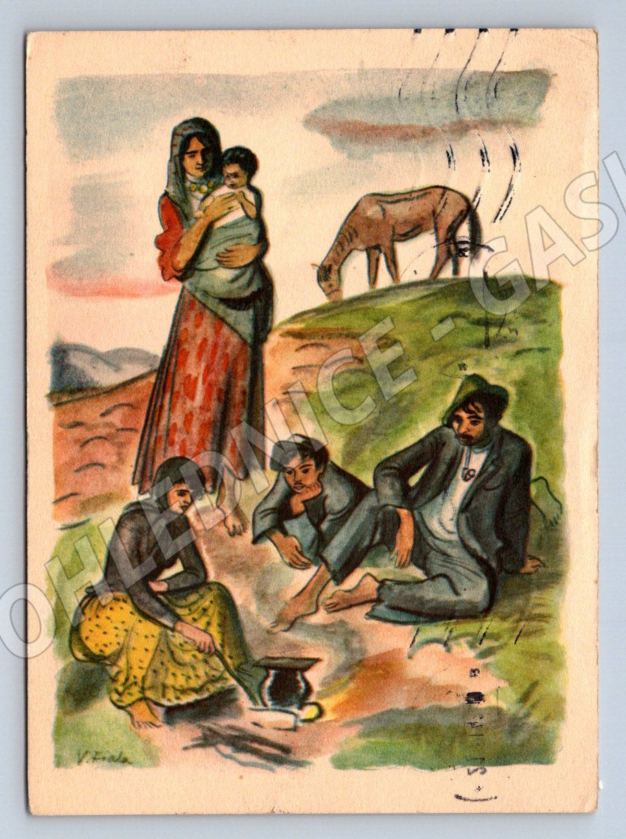 Pohlednice Václav Fiala Jaro na Slovensku 1940 (M2726)