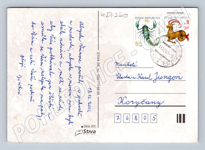 Pohlednice Veselé Vánoce a šťastný nový rok 2002 (M27260)