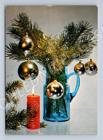 Pohlednice Vánoční zátiší 1981 (M27266)