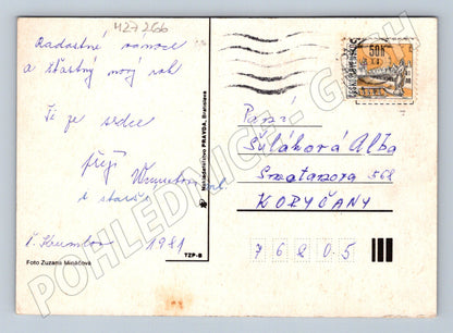 Pohlednice Vánoční zátiší 1981 (M27266)