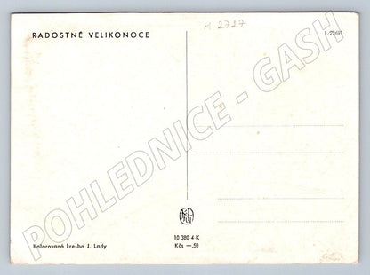 Pohlednice Josef Lada Velikonoce 1946 (M2727)