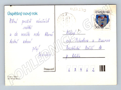 Pohlednice Novoroční motiv 1991 (M27270)