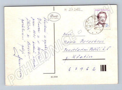 Pohlednice vánoční motiv 2001 (M27282)