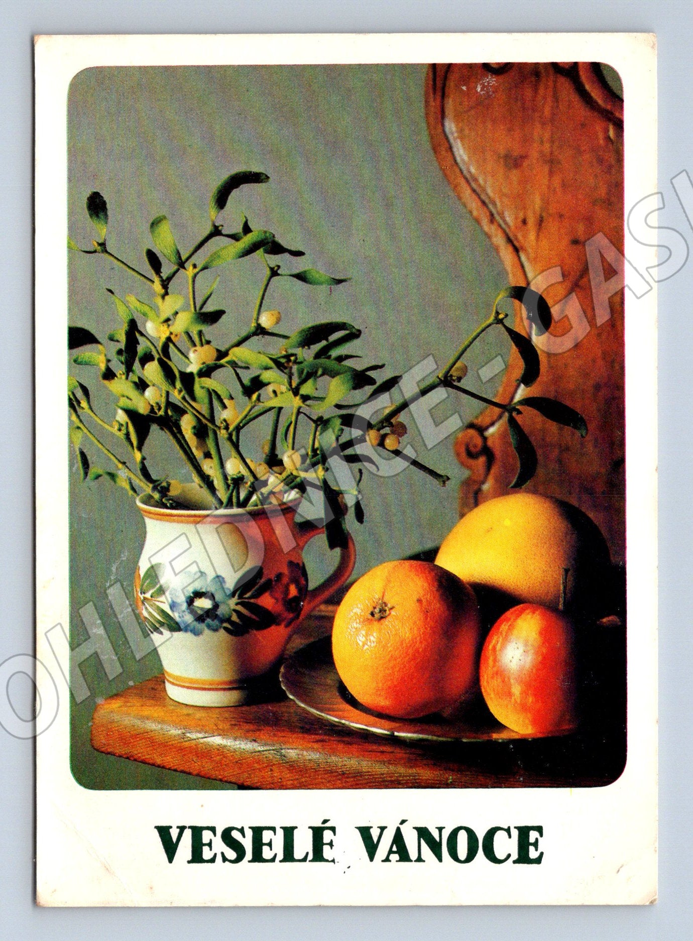 Pohlednice Vánoční zátiší 1984 (M27304)