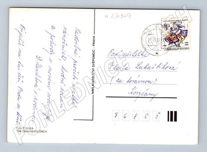 Pohlednice Zasněžené stromy zima 1989 (M27349)