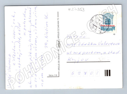 Pohlednice zimní krajina Vánoce 1993 (M27353)
