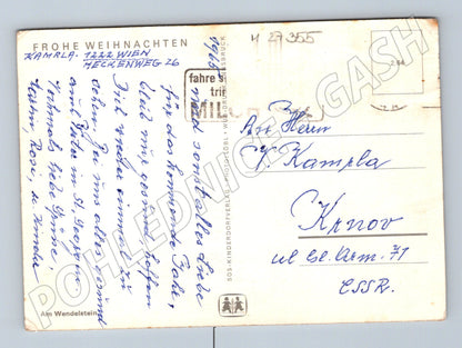Pohlednice Německo Vánoce zimní krajina (M27355)