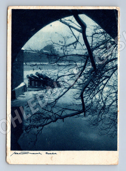 Pohlednice Praha Národní divadlo zima 1985 (M27393)