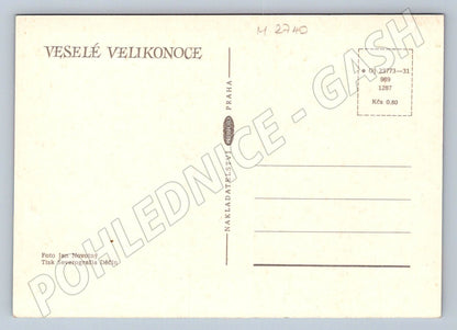 Pohlednice kraslice a kuřátka vintage (M2740)