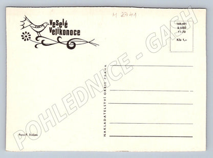 Pohlednice kraslice a pomlázka etnografie (M2741)