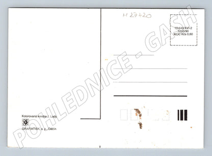 Pohlednice Josef Lada vesnický motiv 1990 (M27420)