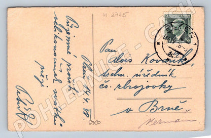 Pohlednice lesní cesta Velikonoce (M2745)