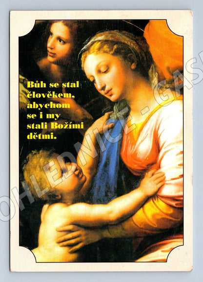 Pohlednice Vánoční s náboženským motivem 1997 (M27473)