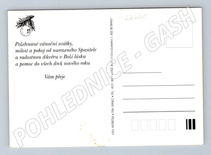 Pohlednice Vánoční Panna Marie s Ježíškem (M27475)