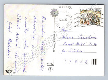 Pohlednice Požehnané Vánoce Svatá rodina 2012 (M27483)