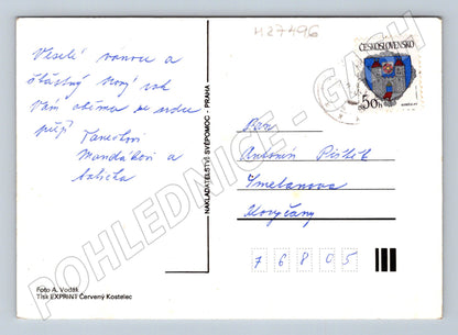 Pohlednice Vánoční betlém Československo (M27496)